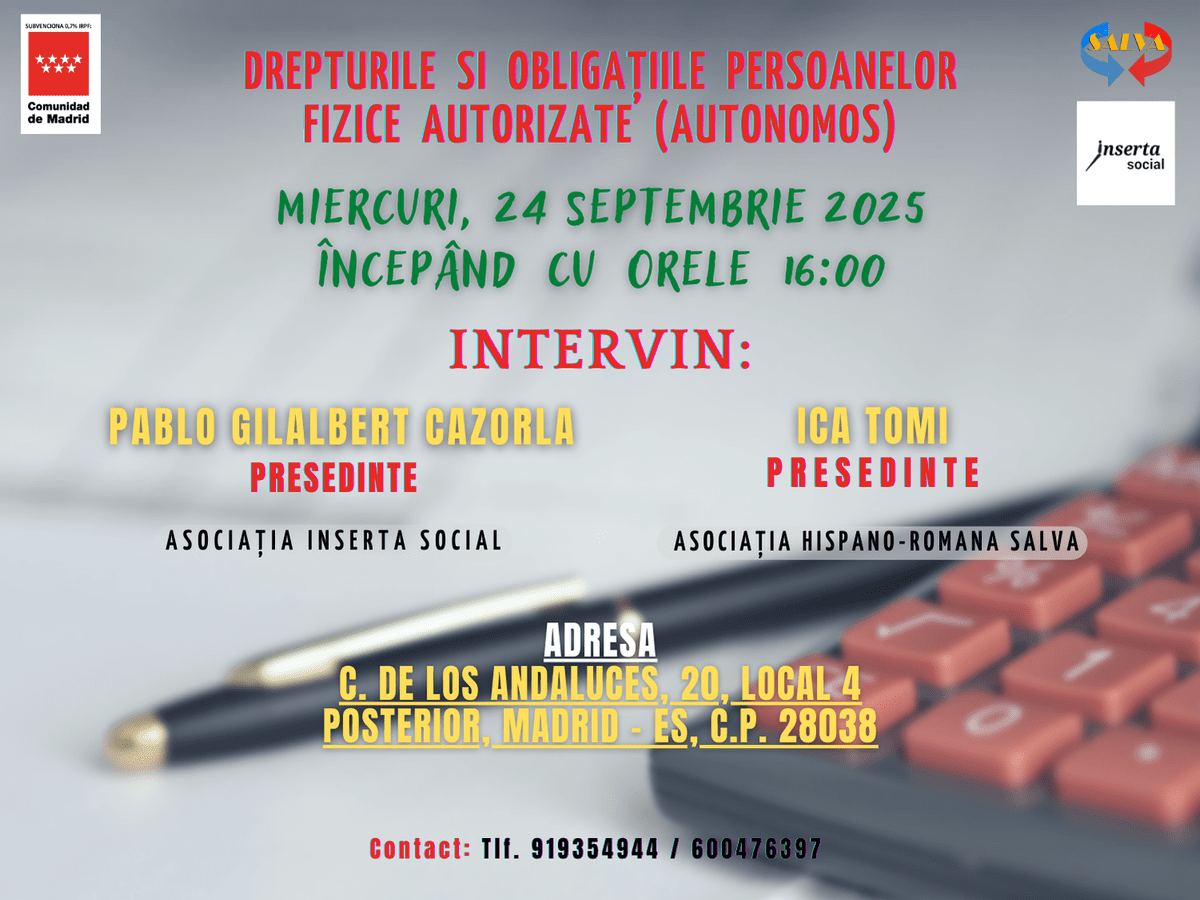 Drepturile si obligațiile persoanelor fizice